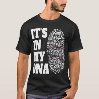T-shirt C'est dans mon ADN Baseball Lover Baseball Fingerp