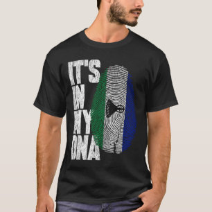 T-shirt C'est dans mon ADN Basotho Fier Drapeau Lesotho