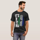 T-shirt C'est dans mon ADN Basotho Fier Drapeau Lesotho (Devant entier)