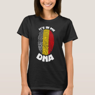 T-shirt C'est dans mon Adn Belgique Drapeau Pays Belge