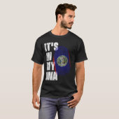T-shirt C'EST DANS MON ADN Bélize Drapeau (Devant entier)