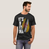 T-shirt C'est dans mon ADN Brunéi Fière Brunéi Drapeau (Devant entier)