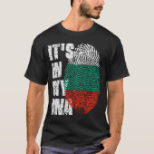 T-shirt C'EST DANS MON ADN Bulgarie Drapeau garçon fille c (Devant)