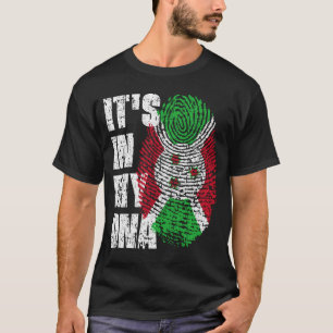 T-shirt C'EST DANS MON ADN Burundi Drapeau garçon fille ca