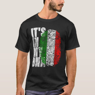 T-shirt C'est dans mon ADN Cadeau italien Pride sicilienne