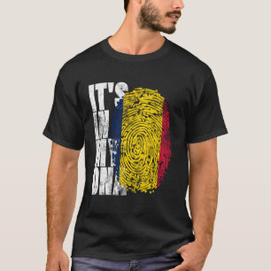 T-shirt C'est dans mon ADN Cadeaux africains tchadiens Afr