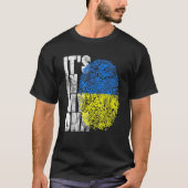 T-shirt C'est dans mon ADN Cadeaux ukrainiens Vyshyvanka K (Devant)