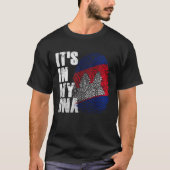 T-shirt C'est dans mon ADN Cambodge - Khmer Kampuchea Camb (Devant)