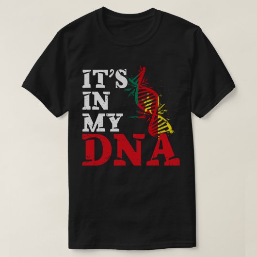 T-shirt C'est dans mon ADN Cameroun (Design devant)