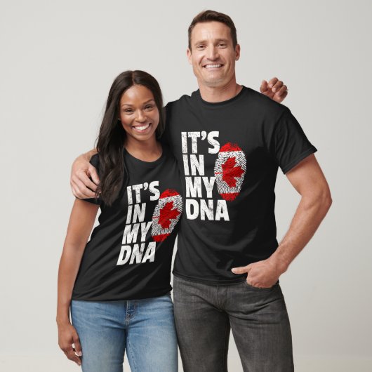 T-shirt C'Est Dans Mon Adn Canada Feuille D'Érable Maple P (Unisexe)