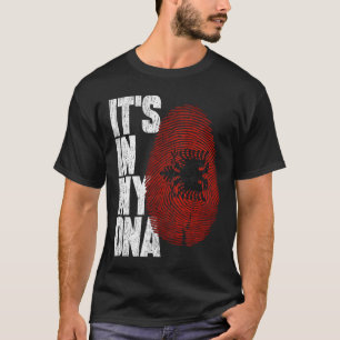 T-shirt C'est dans mon ADN Chemise albanaise Fière cadeau 