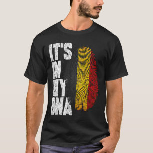 T-shirt C'est dans mon ADN Chemise belge Fière cadeau hisp