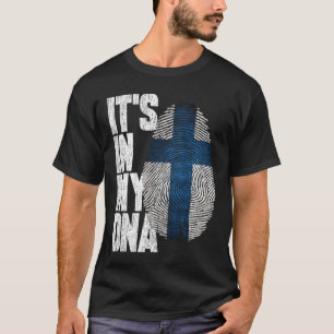 T-shirt C'est dans mon ADN Chemise finlandaise Fière cadea