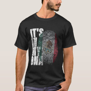 T-shirt C'Est Dans Mon Adn Chemise Mexicaine Fier Cadeau H