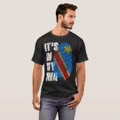 T-shirt C'EST DANS MON ADN Congo Drapeau Drapeau Drapeau D (Devant entier)