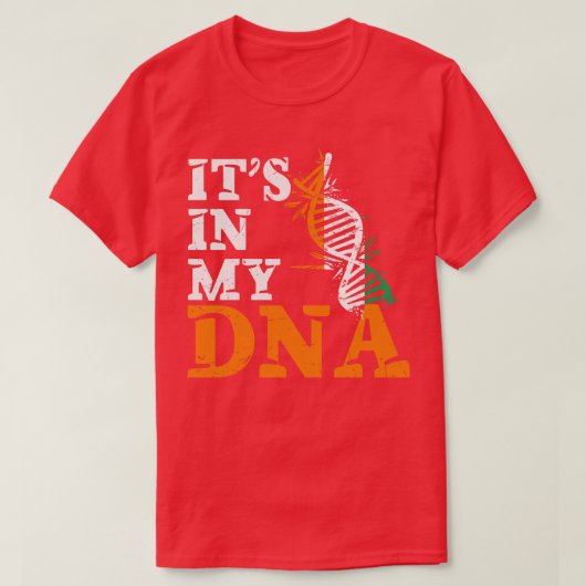 T-shirt C'est dans mon ADN Côte d'Ivoire (Design devant)
