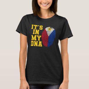 T-shirt C'est dans mon ADN Coupe du drapeau philippin Phil
