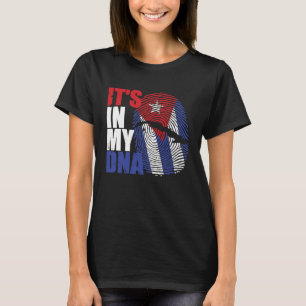 T-shirt C'est dans mon ADN Cuba Drapeau Cubain