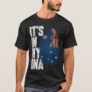 T-shirt C'est dans mon ADN drapeau australien Fière Austra