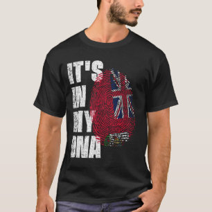 T-shirt C'EST DANS MON ADN Drapeau Bermudes