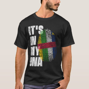 T-shirt C'EST DANS MON ADN Drapeau Centrafricain