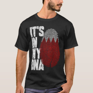 T-shirt C'est dans mon ADN Drapeau de Bahreïn Fière de Bah