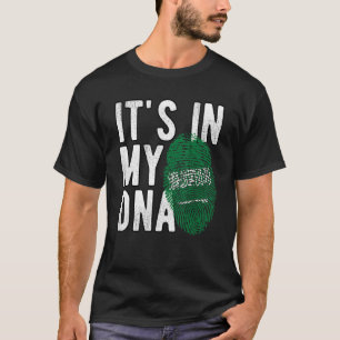T-shirt c'est dans mon ADN drapeau de l'Arabie saoudite Em