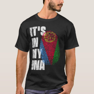 T-shirt C'EST DANS MON ADN Drapeau Erythrée