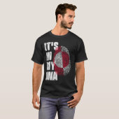 T-shirt C'EST DANS MON ADN Drapeau Groenland (Devant entier)