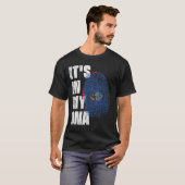 T-shirt C'EST DANS MON ADN Drapeau Guam (Devant entier)