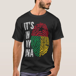 T-shirt C'EST DANS MON ADN Drapeau Guinée-Bissau Hommes Fe