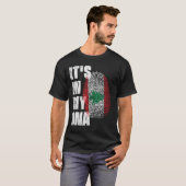 T-shirt C'EST DANS MON ADN Drapeau Liban (Devant entier)