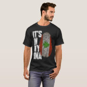 T-shirt C'est dans mon ADN drapeau libanais Fier Liban (Devant entier)