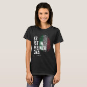 T-shirt C'EST DANS MON ADN Drapeau Luxembourg (Devant entier)