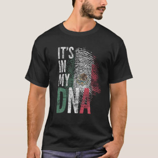 T-shirt C'est dans mon ADN drapeau mexicain La fierté de l