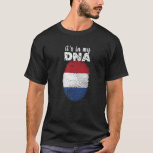 T-shirt C'est dans mon ADN Drapeau néerlandais Fier des Pa