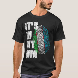 T-shirt C'EST DANS MON ADN Drapeau Ouzbékistan