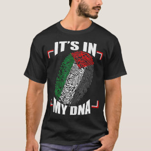 T-shirt C'est dans mon ADN Drapeau palestinien arabe Pales