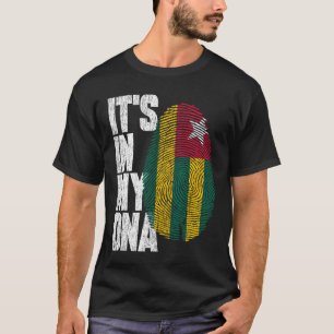 T-shirt C'est dans mon ADN Drapeau togolais fier le Togo