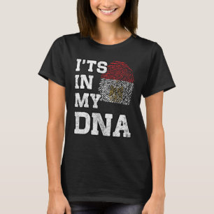 T-shirt C'est dans mon ADN empreintes digitales égyptienne