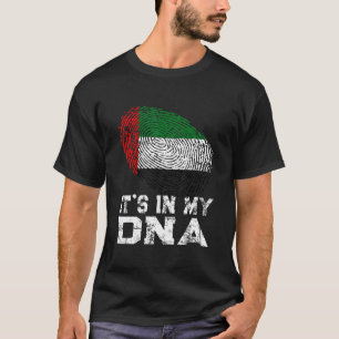 T-shirt C'est dans mon ADN empreintes digitales Émirats ar