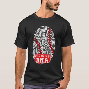 T-shirt C'est dans mon ADN empreintes digitales Funny Base