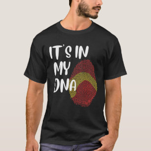 T-shirt C'est dans mon ADN espagnol fière Español drapeau