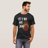 T-shirt C'est dans mon ADN espagnol fière Español drapeau (Devant entier)