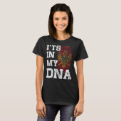 T-shirt C'est dans mon ADN Estampe monténégrine Fière Mont (Devant entier)