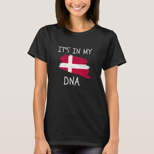 T-shirt C'est dans mon ADN Fière Danoise Pride Danemark Dr (Devant)
