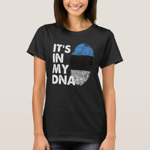 T-shirt C'est dans mon Adn Finlande Drapeau Finlande Souti