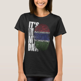 T-shirt C'est dans mon Adn Gambie Graphic Pour les Hommes 