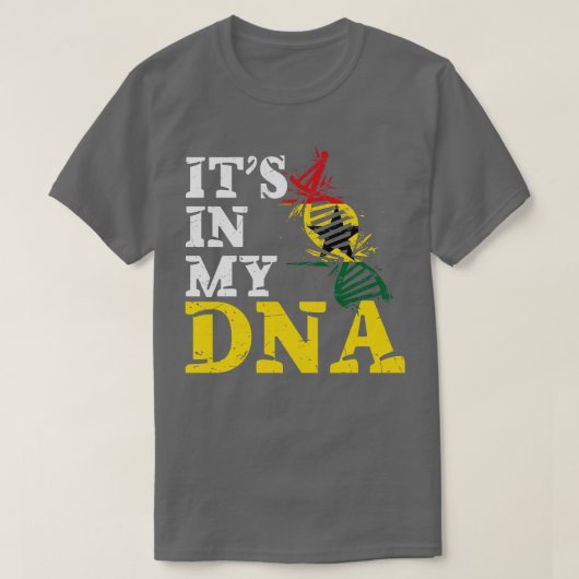 T-shirt C'est dans mon ADN Ghana (Design devant)