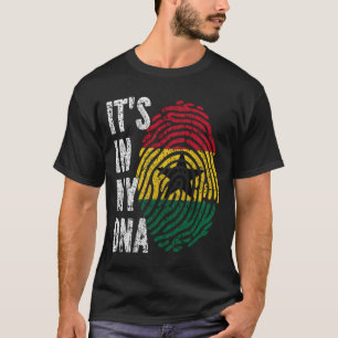 T-shirt C'EST DANS MON ADN Ghana Drapeau Hommes Femmes Enf